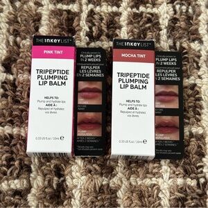 Tripeptide Plumping Lip Balm Set - Pink and Mocha Tints
